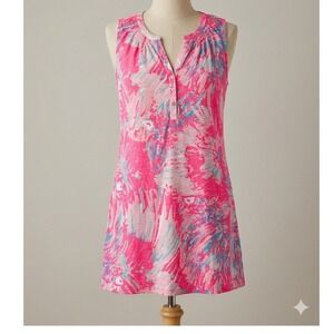 Lilly Pulitzer Essie Dress Never Been Betta Sleeveless Cotton Modal XL